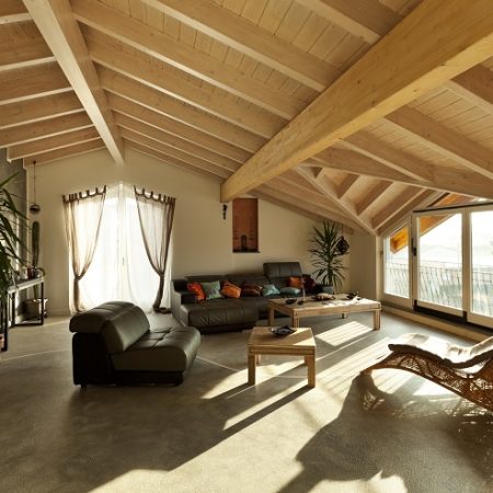 interior new loft, ethnic furniture, living room